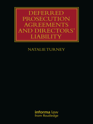 cover image of Deferred Prosecution Agreements and Directors' Liability